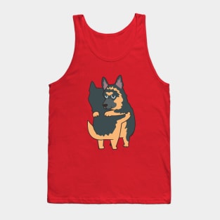 German Shepherd Hugs Tank Top